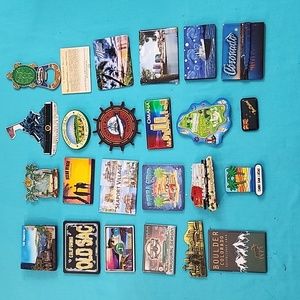 Lot of 24 Refrigerator Magnets